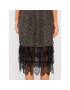 TWINSET Коктейлна рокля 192TP2461 Черен Regular Fit - Pepit.bg