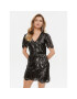 TWINSET Коктейлна рокля 232TT2050 Черен Regular Fit - Pepit.bg