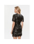 TWINSET Коктейлна рокля 232TT2050 Черен Regular Fit - Pepit.bg
