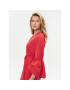 TWINSET Коктейлна рокля 232TT2490 Червен Regular Fit - Pepit.bg