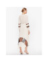 TWINSET Лятна рокля 231TT2020 Екрю Regular Fit - Pepit.bg