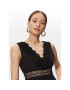 TWINSET Лятна рокля 231TT2150 Черен Regular Fit - Pepit.bg