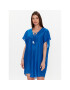 TWINSET Плажна рокля 231LM2MAA Син Relaxed Fit - Pepit.bg