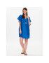 TWINSET Плажна рокля 231LM2MAA Син Relaxed Fit - Pepit.bg