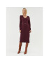 TWINSET Плетена рокля 232TT3062 Бордо Regular Fit - Pepit.bg