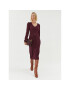 TWINSET Плетена рокля 232TT3062 Бордо Regular Fit - Pepit.bg