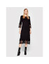 TWINSET Плетена рокля 222TP3020 Черен Regular Fit - Pepit.bg