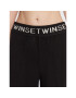 TWINSET Плетени панталони 222TP3432 Черен Relaxed Fit - Pepit.bg