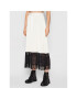 TWINSET Плисирана пола 212TP2090 Бял Regular Fit - Pepit.bg