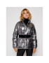 TWINSET Пухено яке 202TT2091 Сребрист Regular Fit - Pepit.bg