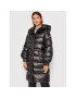 TWINSET Пухено яке 212TP214G Черен Regular Fit - Pepit.bg