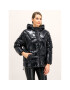 TWINSET Пухено яке 192TP2500 Черен Regular Fit - Pepit.bg