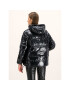 TWINSET Пухено яке 192TP2500 Черен Regular Fit - Pepit.bg