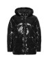 TWINSET Пухено яке 192TP2500 Черен Regular Fit - Pepit.bg