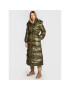 TWINSET Пухено яке 222TT2210 Зелен Regular Fit - Pepit.bg