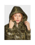 TWINSET Пухено яке 222TT2210 Зелен Regular Fit - Pepit.bg