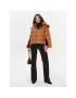 TWINSET Пухено яке 232TP2221 Кафяв Regular Fit - Pepit.bg