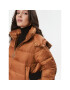 TWINSET Пухено яке 232TP2221 Кафяв Regular Fit - Pepit.bg