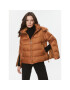 TWINSET Пухено яке 232TP2221 Кафяв Regular Fit - Pepit.bg