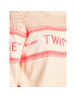 TWINSET Пуловер 201TP3201 Розов Relaxed Fit - Pepit.bg