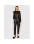 TWINSET Пуловер 212TP3132 Черен Loose Fit - Pepit.bg