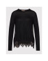 TWINSET Пуловер 212TP3280 Черен Regular Fit - Pepit.bg