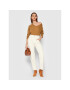 TWINSET Пуловер 212TT3121 Кафяв Loose Fit - Pepit.bg