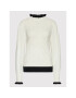 TWINSET Пуловер 222TP3101 Бял Regular Fit - Pepit.bg