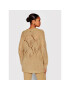 TWINSET Пуловер 222TP3232 Кафяв Oversize - Pepit.bg