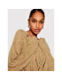 TWINSET Пуловер 222TP3232 Кафяв Oversize - Pepit.bg