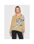 TWINSET Пуловер 222TP3570 Кафяв Regular Fit - Pepit.bg