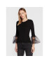 TWINSET Пуловер 222TT3101 Черен Slim Fit - Pepit.bg
