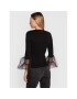 TWINSET Пуловер 222TT3101 Черен Slim Fit - Pepit.bg