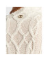 TWINSET Пуловер 222TT313 Екрю Regular Fit - Pepit.bg