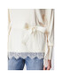 TWINSET Пуловер 222TT3282 Екрю Relaxed Fit - Pepit.bg