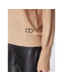 TWINSET Пуловер 222TT3351 Кафяв Regular Fit - Pepit.bg