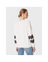 TWINSET Пуловер 231TP3230 Бял Relaxed Fit - Pepit.bg