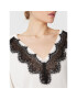 TWINSET Пуловер 231TP3230 Бял Relaxed Fit - Pepit.bg