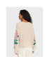 TWINSET Пуловер 231TP3461 Бежов Relaxed Fit - Pepit.bg