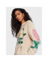 TWINSET Пуловер 231TP3461 Бежов Relaxed Fit - Pepit.bg