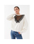 TWINSET Пуловер 232TP3422 Екрю Regular Fit - Pepit.bg