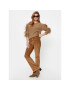TWINSET Пуловер 232TT3330 Кафяв Regular Fit - Pepit.bg