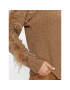 TWINSET Пуловер 232TT3330 Кафяв Regular Fit - Pepit.bg