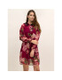 TWINSET Рокля тип риза 192TP2728 Бордо Regular Fit - Pepit.bg