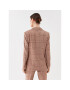 TWINSET Сако 232TP2751 Кафяв Regular Fit - Pepit.bg