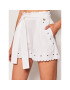 TWINSET Шорти от плат 201TT2064 Бял Regular Fit - Pepit.bg