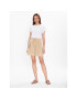TWINSET Шорти от плат 231TT2391 Бежов Regular Fit - Pepit.bg
