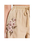TWINSET Шорти от плат 231TT2391 Бежов Regular Fit - Pepit.bg
