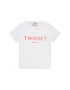 TWINSET Тишърт 201GJ2370 M Бял Regular Fit - Pepit.bg