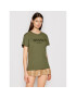 TWINSET Тишърт 211TT2230 Зелен Regular Fit - Pepit.bg
